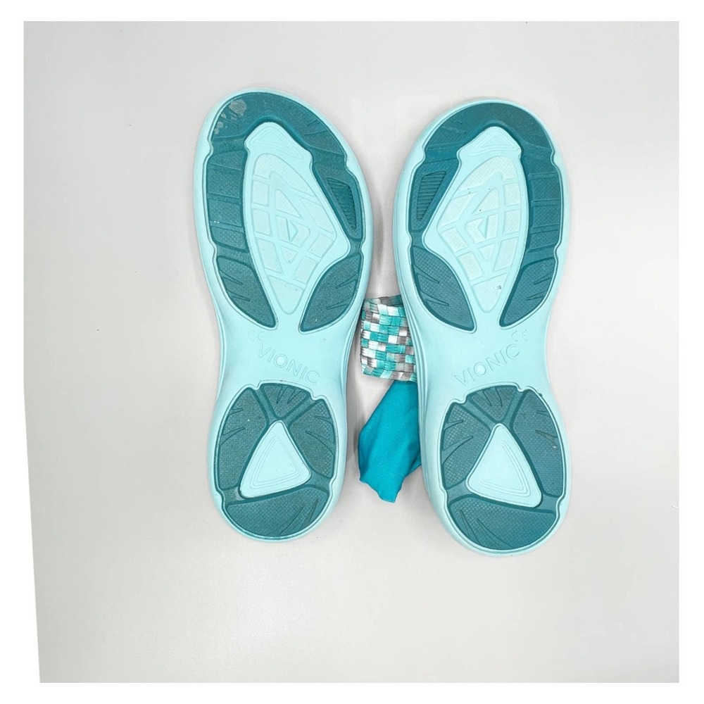 Vionic Women's SZ 9 Serene TIA Blue Berry Arch Support Ankle Wrap Sandals Shoes - Picture 10 of 11